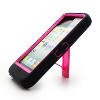 Apple iPhone 5 Hard Silicone Hybrid Case Snap on Phone Cover w 