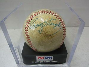 Casey Stengel Autograph Signed Baseball PSA DNA