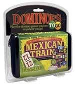 Mexican Train Fun Size Dominoe Travel Set 