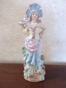 Antique 1880s Carl Schneider German Bisque Figurine Lovely Rare