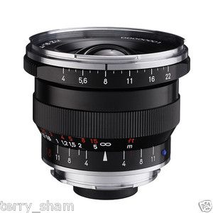New Carl Zeiss Distagon T 18mm F4 ZM Wide Angle Lens Black Leica M M9 