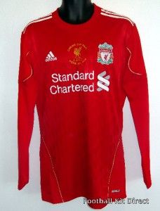Liverpool Player Issue Tech Fit Carling Cup Final 2012 Football Shirt 