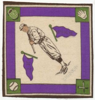 1914 B18 Blanket 36.1 MiIler Huggins (purple pennants) Ex Mt