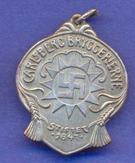 Medal Carlsberg Brewery Elephant Swastika H154