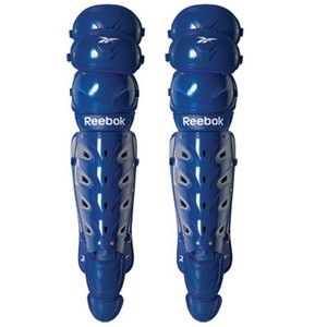 New Reebok VR6000 Pro Baseball Catchers Leg Guard Adult Shin Guards 