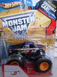 2013 Monster Jam  Hurricane Force  New Truck w Crushable Car