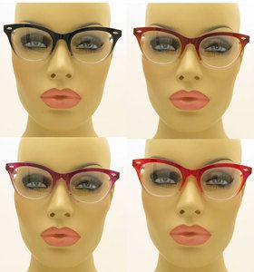   Style Clear Lens Gradient Frame Cat Eye Glasses Eyeglasses