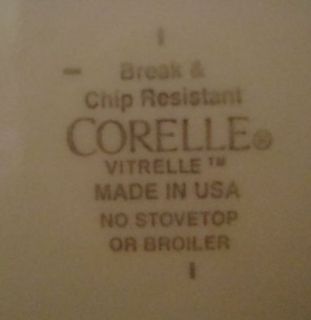 Corelle Vitrelle Floral Cascade Pattern Dinner Plates Discontinued 