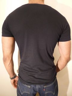 Cecil Peck Mens Muscle Fit Deep V Neck T Shirt s M L