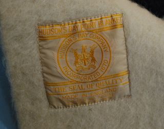 Antique Hudson Bay Point Blanket All Wool Four Points