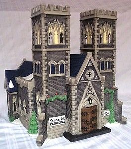 Department 56 Christmas in City Series   Cathedral Church of St. Mark