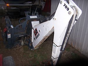 Bobcat Skid Steer Backhoe attachment Model 709 late style used very 