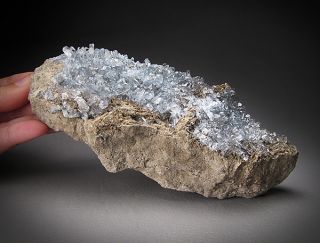 Bright Celestine Crystals Monroe County Michigan