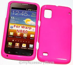  Warp N860 Hot Pink Faceplate Hard Shield Cell Phone Case Cover