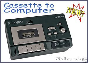 CASSETTE PLAYER * RECORD CASSETTES TO PC COMPUTER * USB