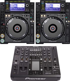   Pair CDJ 2000 NXS Nexus DJ CD Players w WiFi DJM 2000 Mixer