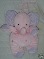 Carters Just One Year Pink Musical Elephant Twinkle