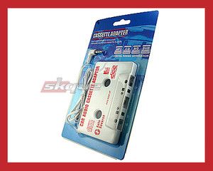    Car iPod CD MD  4 Player to Car Audio Tape Cassette Adapter White