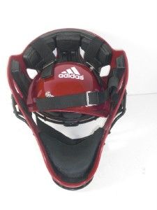   Black Red Phenom Hockey Style Baseball Catchers Mask Helmet