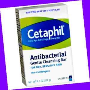 Cetaphil Antibacterial Gentle Cleansing Bar Sensitive