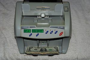 Used Scan Coin SC865 Bill Currency Note Counter