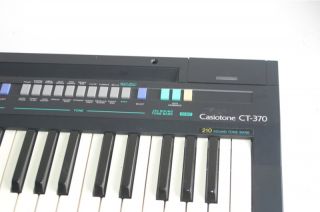  this casio ct 370 vintage keyboard this unit is used in good working