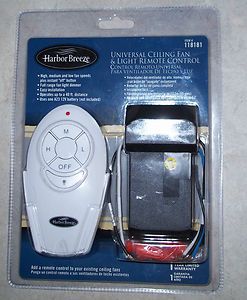    Breeze 118181 Universal Ceiling Fan Light Remote Control NEW Sealed