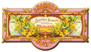Chambre Savon Mimosa Paris French Sign Metal Plaque New