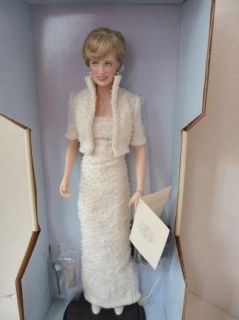 Franklin Mint Doll Princess Diana Lady Di Porcelain Elvis Dress WOW 