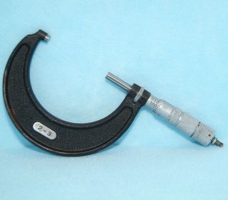 Central Tool 2   3 Micrometer Outside Micrometers No Box Very Nice 