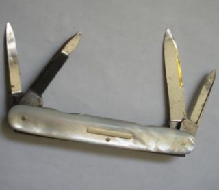 Old Central City Knife Co Phoenix NY 4 Blade Pearl Knife RARE c1880 