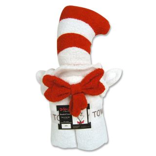dr seuss cat in the hat hooded towel 3t includes 1 hooded towel fits 