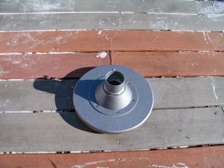 Center support is made of cast aluminum with a 2 inch steel