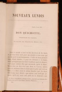 1865 1870 28VOL Causeries Nouveaux Lundis Sainte Beuve