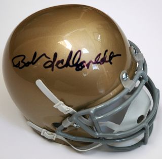 Bob Schloredt Autographed Washington Huskies UW Mini Helmet Signed CFS 