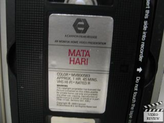 Mata Hari VHS Sylvia Kristel Christopher Cazenove