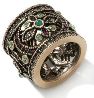 Heidi Daus Once Upon A Time Crystal Accented Band Ring Size 8 $ 89 