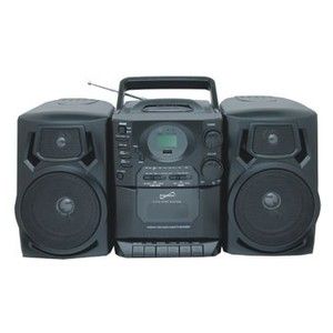New Portable  CD Player Cassette Recorder Am FM SW1 SW2 Boombox w 