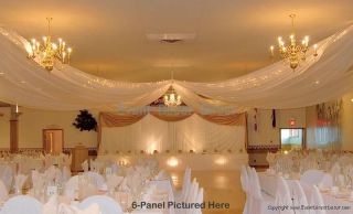 Panel 21ft Ceiling Draping Kit 44 Feet Wide for Weddings and Parties 