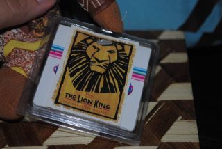 The Lion King Broadway Musical Simba Lion Plush Doll Disney 10 New 