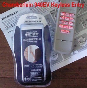 Chamberlain Garage Door Wireless Keyless Keypad Access Remote Entry 