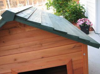 Cedar Shingle Roof Tongue & Groove Cedar Floor Adjustable Waterproof 