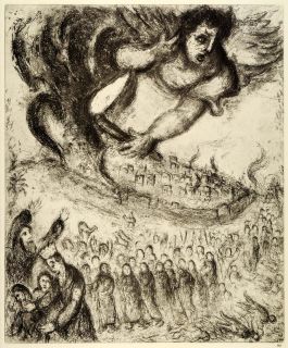   Jerusalem Nebuchadnezzar Jeremiah Village Book Chagall Art