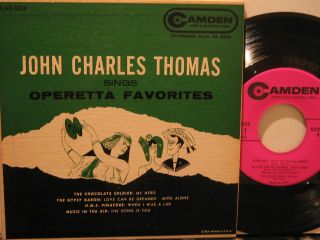John Charles Thomas USA 45 Operetta Favorites 7 Classical Picture 