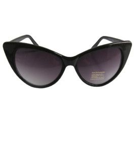 50s Sunglasses Black Marilyn Rockabilly Catseye Quality