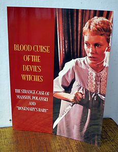 Blood Curse Devils Witches Charles Manson Polanski Tate Le 1 69 RARE 