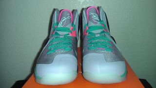 Nike Lebron 9 South Beach Size 6.5Y GS Miami Vice 100% Authentic FREE 