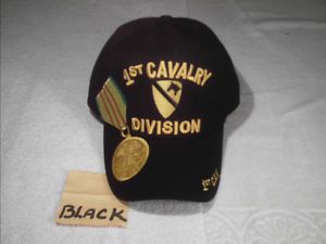 Free SHIP Army Ball Cap 1st Cavalry Black Hat 