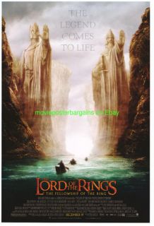 Lord of The Rings Fellowship of The Rings Movie Poster DS Lake Ver 