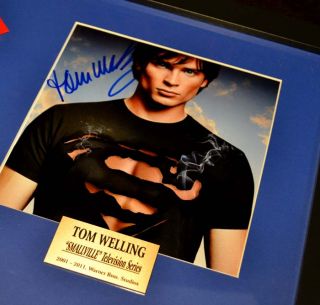   Signed AUTOGRAPHS Christoper Reeve, Cavill, Welling, Cain, Routh   COA